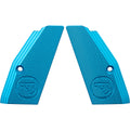 Pro Tuning Handle scales for Shadow I and Taipan, short (Aluminum blue)