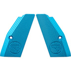 Pro Tuning Handle scales for Shadow I and Taipan, short (Aluminum blue)