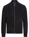 Highmoor Leather blouson (Marine)