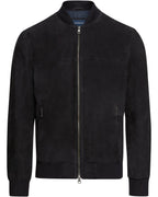 Highmoor Leather blouson (Marine)