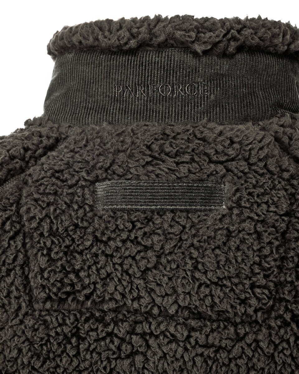 Parforce Pile fleece jacket corduroy (Olive brown)