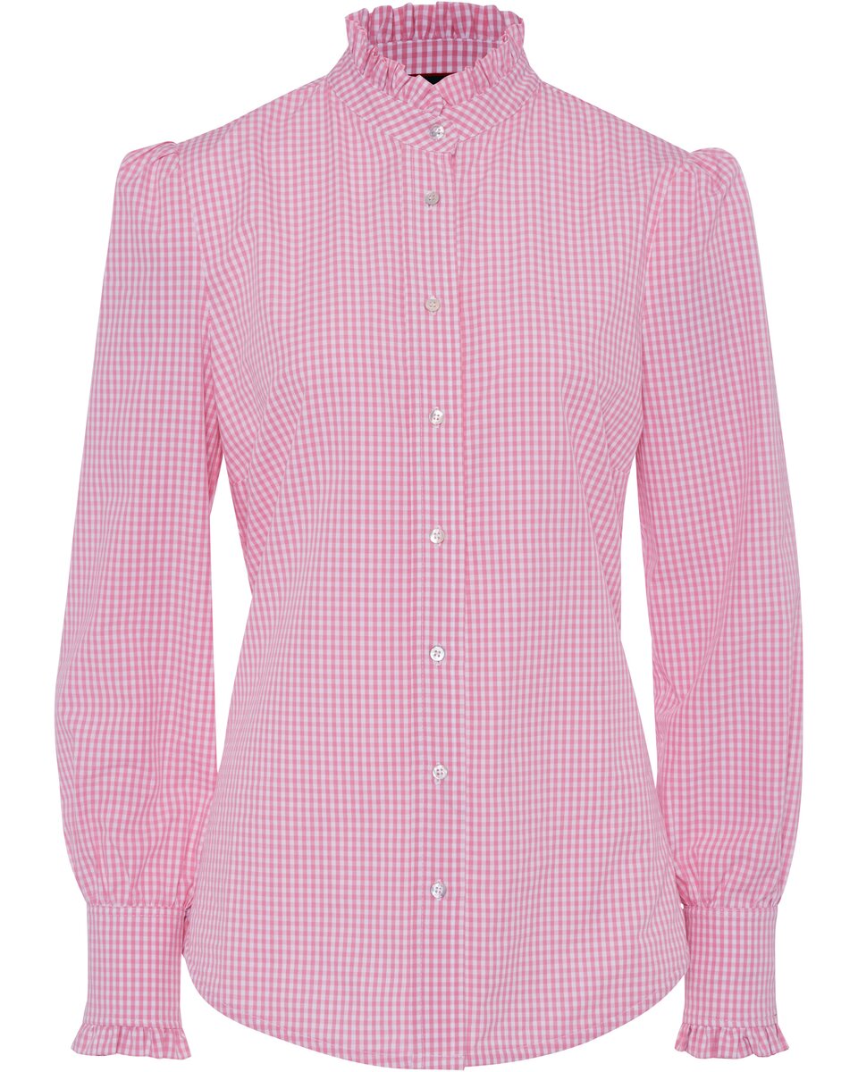 Reitmayer Vichy check blouse (Green)