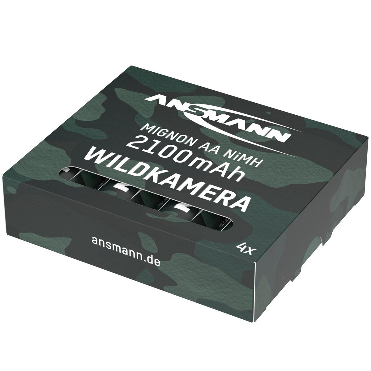 Ansmann Battery NiMH 2100 - 4 pieces ideal for wildlife cameras