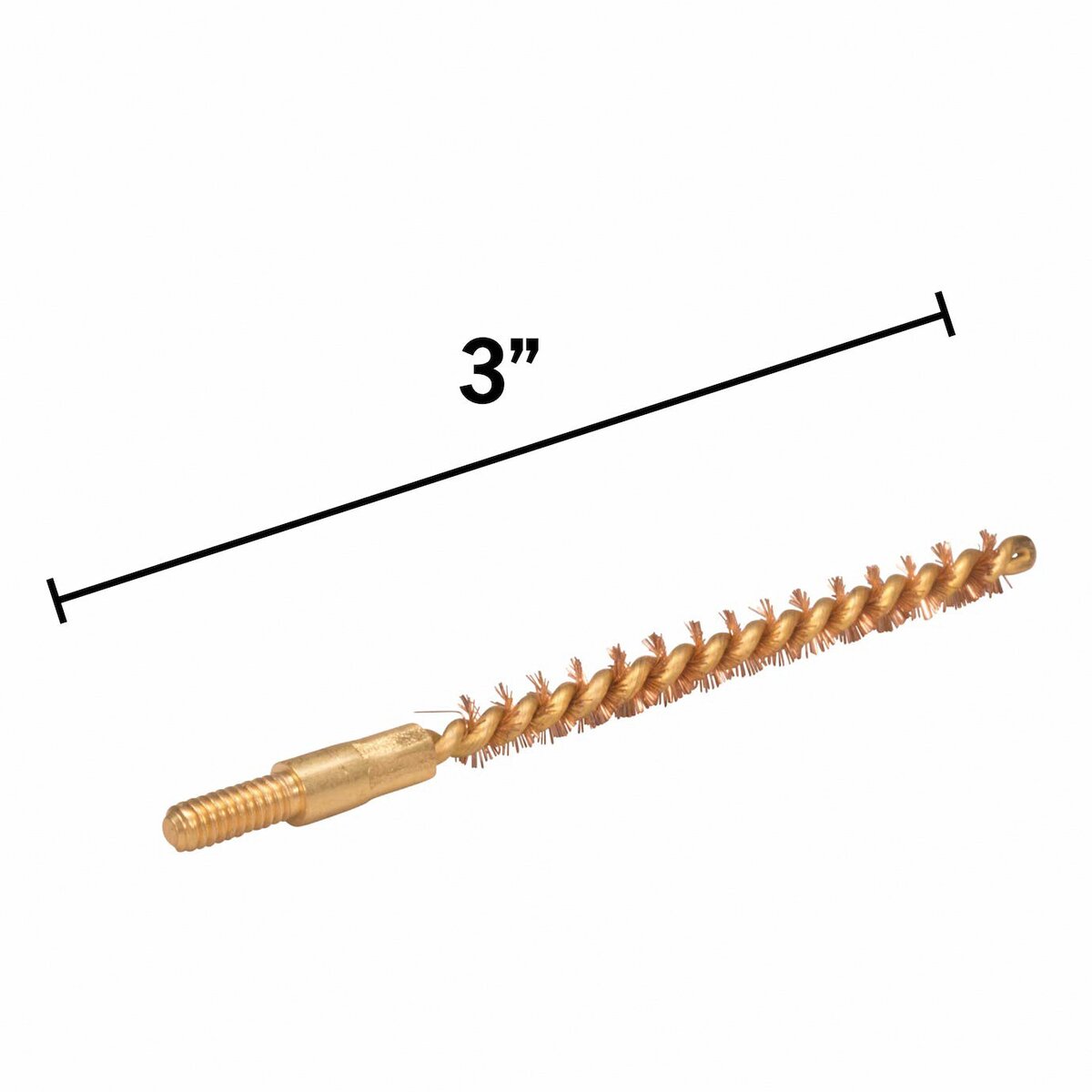 BREAKTHROUGH® Phosphor bronze cleaning brush (.17 – Thread 5-40")