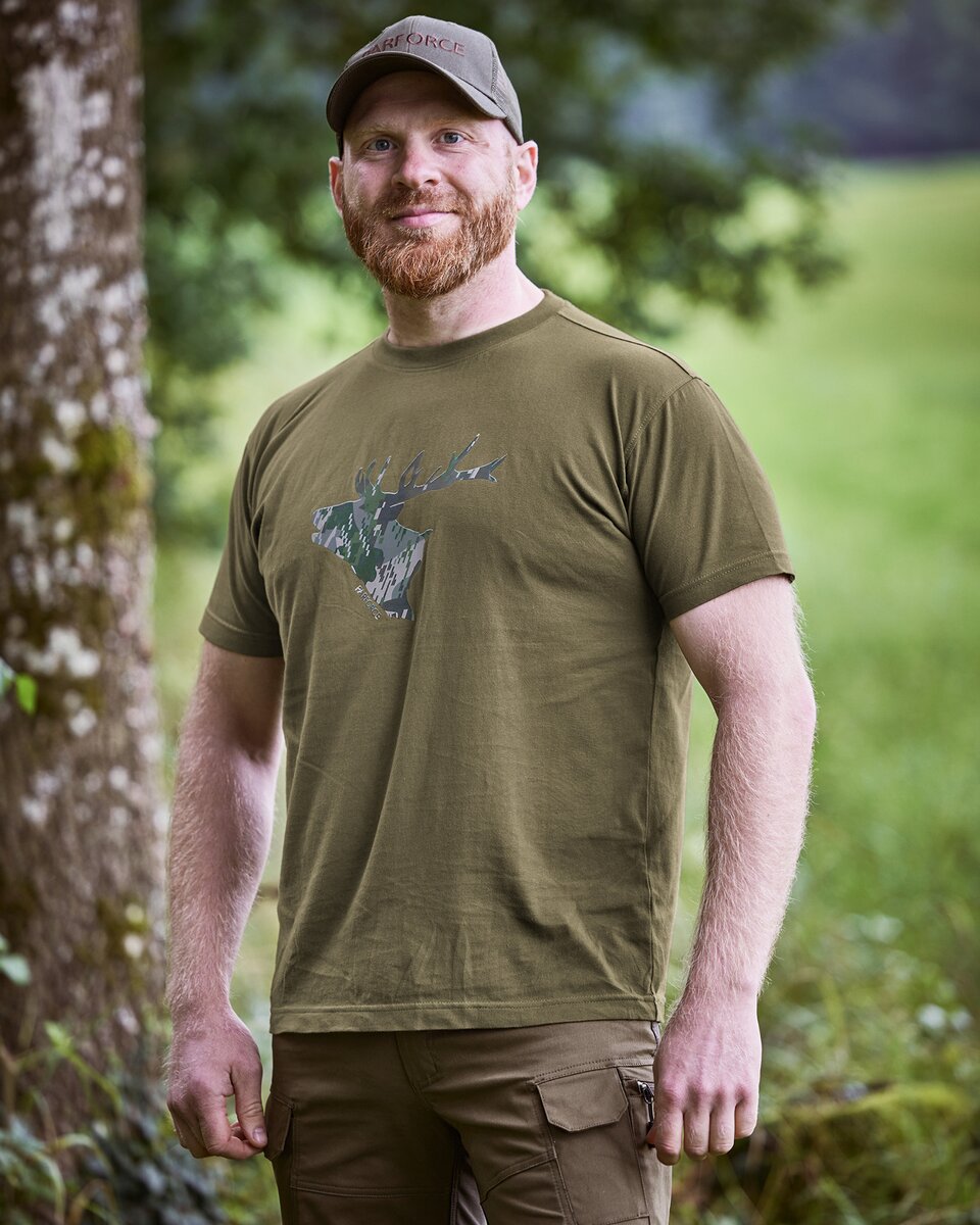 Parforce T-Shirts 2-Pack Bock Camo (Olive/brown)