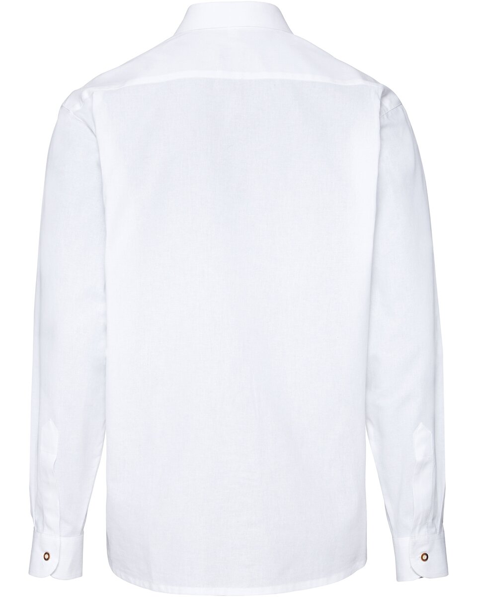 Luis Steindl Traditional shirt with applications (White)