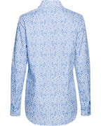 Reitmayer Poplin blouse with print (White blue)