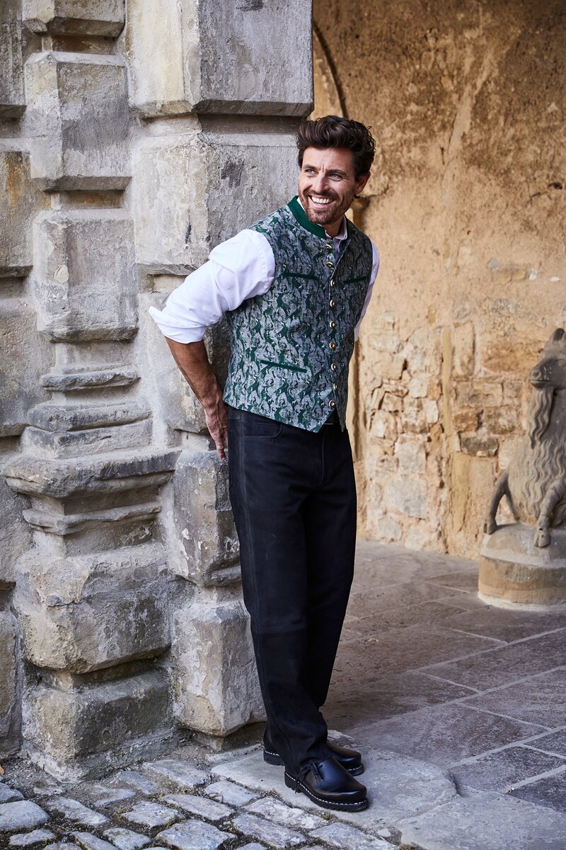 Luis Steindl Buffalo leather pants (Black)