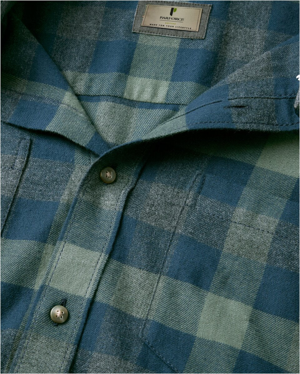 Parforce Hunting shirt Bernd (Blue/Olive)