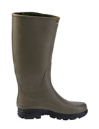 Parforce Rubber boots with zip and neoprene lining (Green)