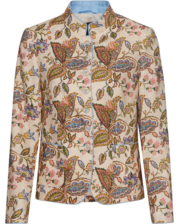 Reitmayer Linen jacket (Beige/colorful)
