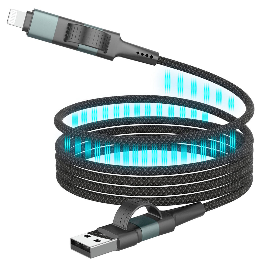 Ansmann Magnetic USB-A & USB-C charging cable