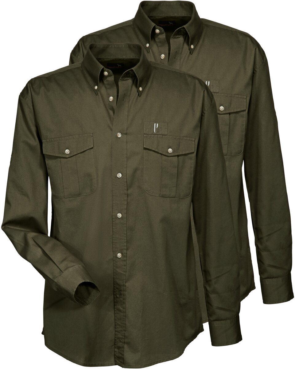Parforce Double pack of hunting shirts (Olive)