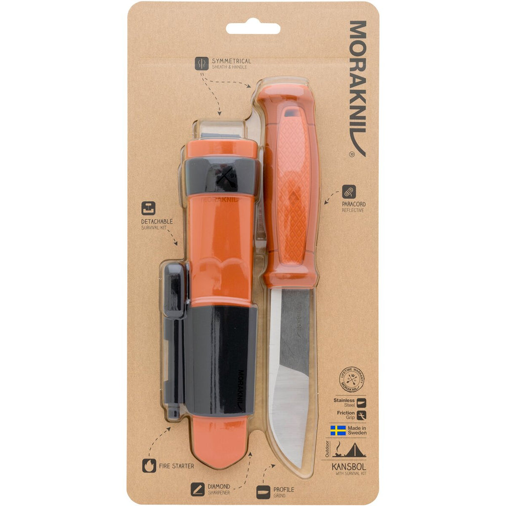 Morakniv Outdoor knife survival kit Kansbol (Burnt orange)
