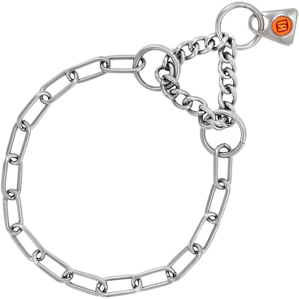 Sprenger Necklace with tension limiter – long links (Silver - 42cm)