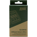 Seissiger Lithium-ion battery 18650 – 6 pieces