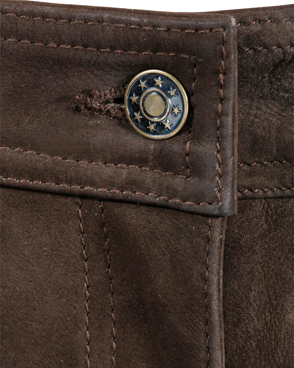 Luis Steindl Buffalo leather pants (Brown)