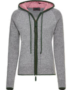 Reitmayer Cardigan with hood (Grey/Green)