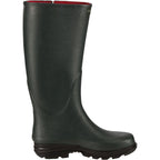 Parforce Rubber boots with zip and neoprene lining (Olive)