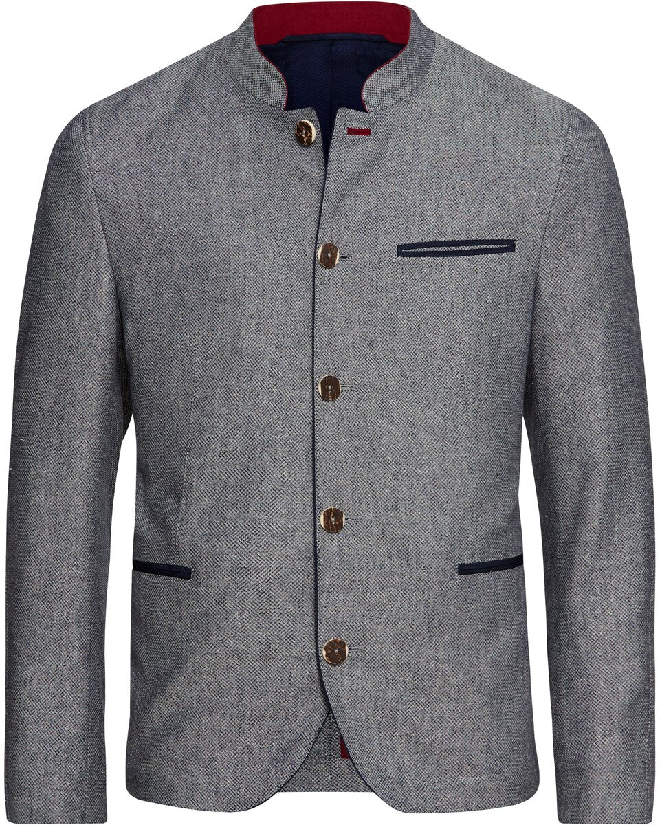 Reitmayer Jacket with embroidery (Grey/Blue)