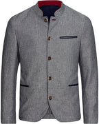 Reitmayer Jacket with embroidery (Grey/Blue)