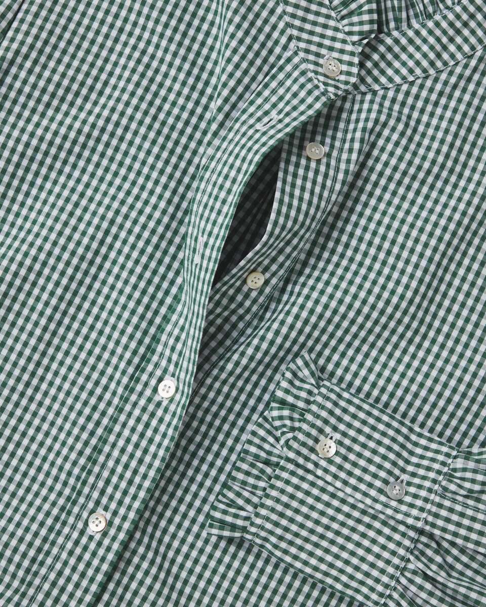 Reitmayer Vichy check blouse (Green)