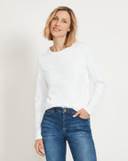 Brigitte von Schönfels Long sleeve shirts in a double pack (White)