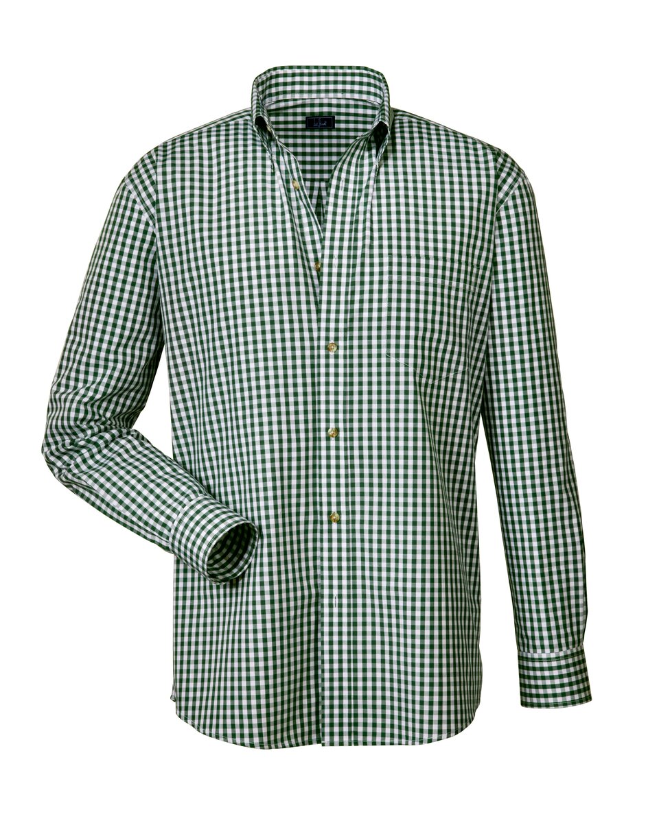 Luis Steindl Traditional shirt, pack of 2 (Green/white.)