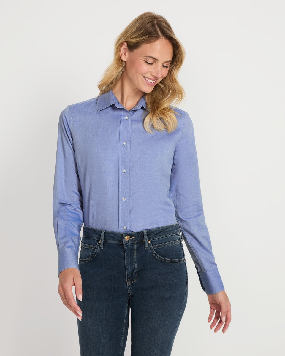 Highmoor Blouses in a double pack (Blue/White with Tattersall)