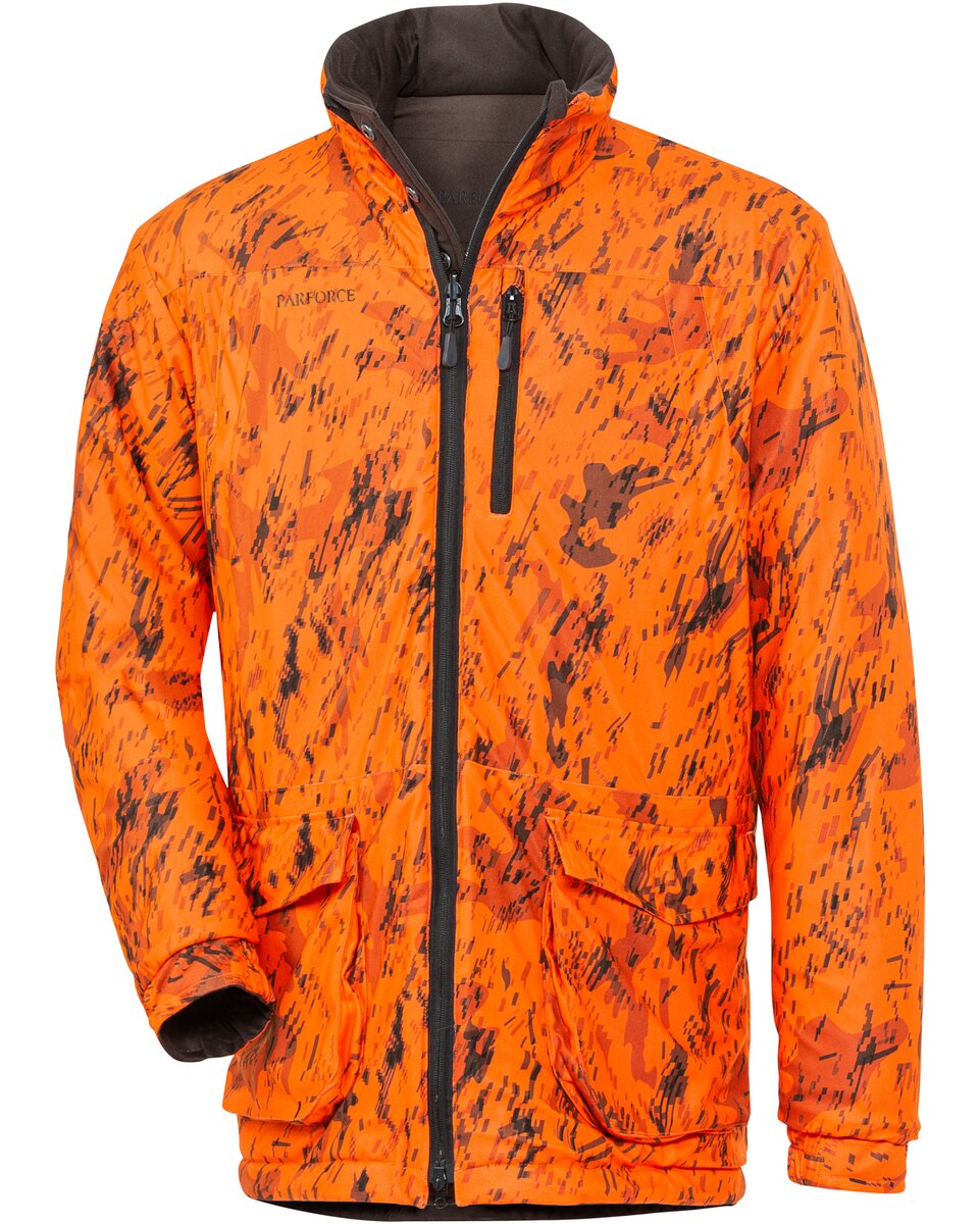 Parforce Sphere reversible winter jacket (Signal orange/brown)