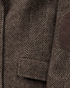 Highmoor Herringbone coat (Dark brown)