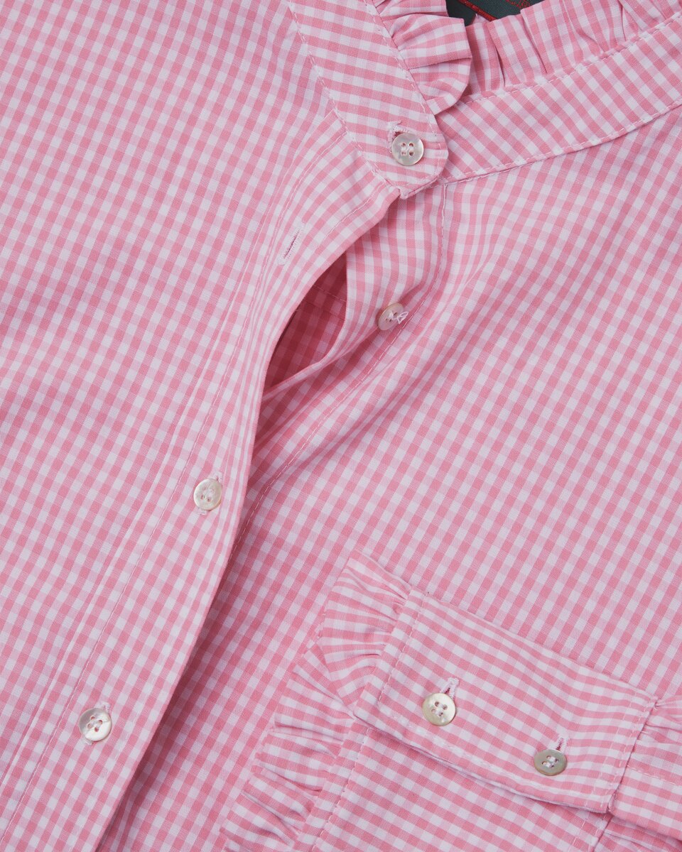 Reitmayer Vichy check blouse (Rose)
