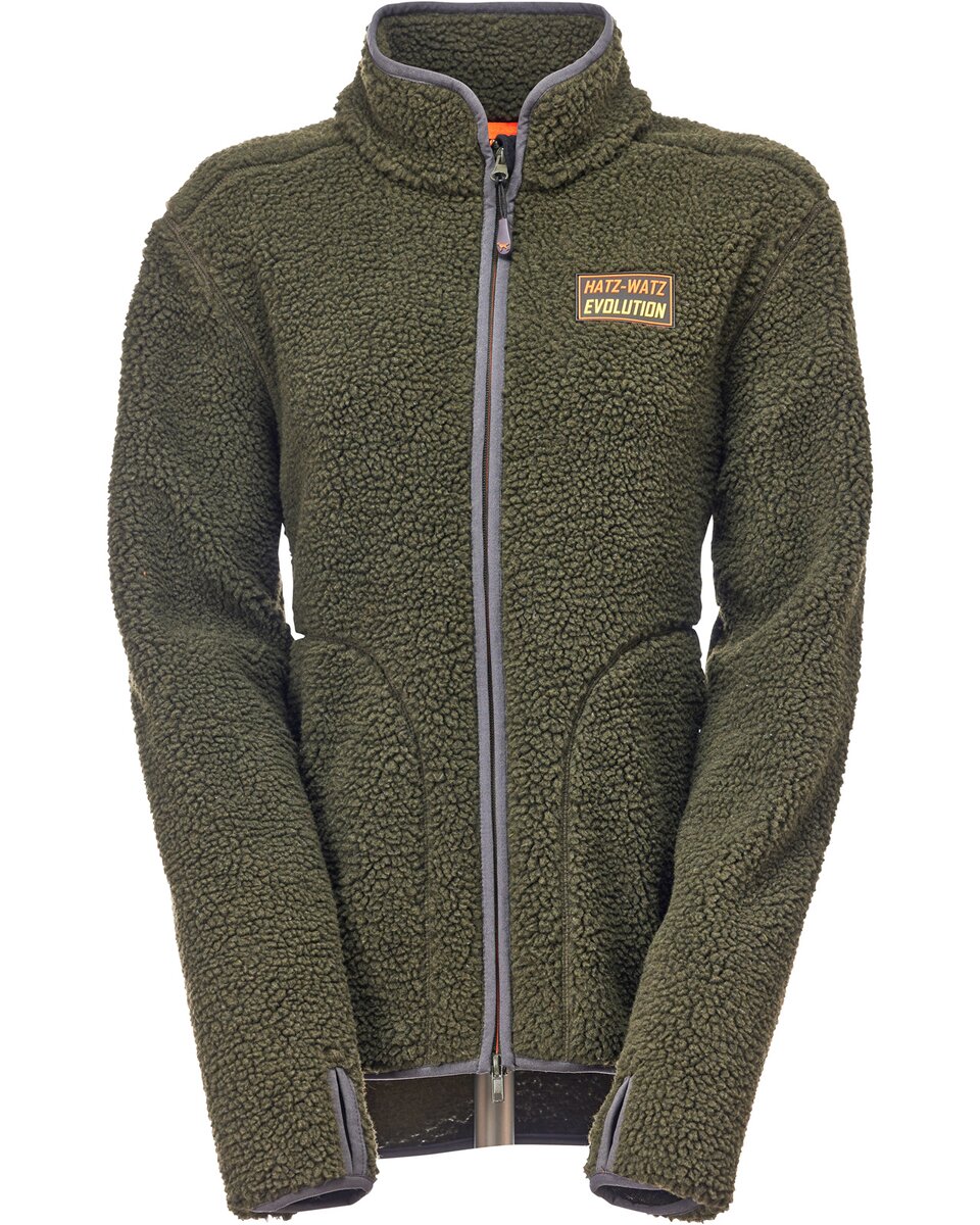 Parforce Hatz-Watz women's insulation fiber fur jacket (Olive)