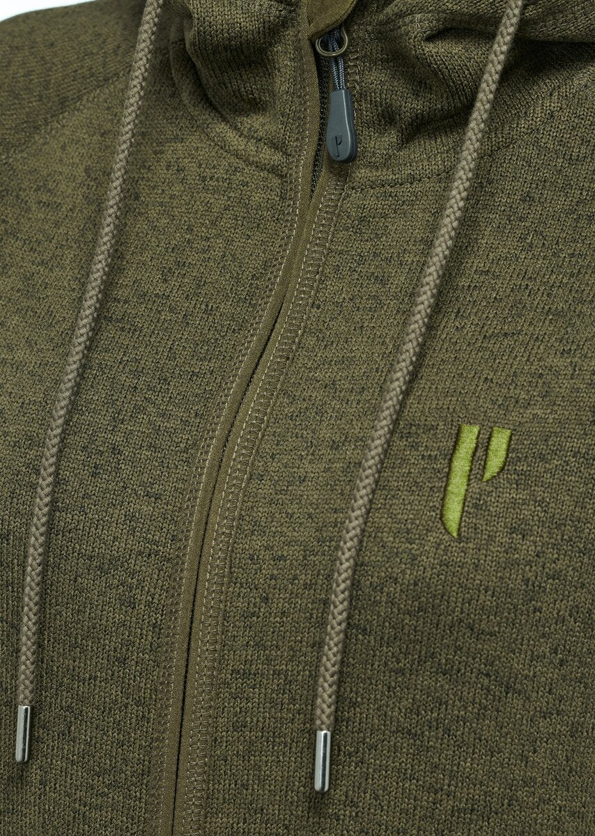 Parforce Women's knitted fleece jacket Visby 2.0 (Olive)