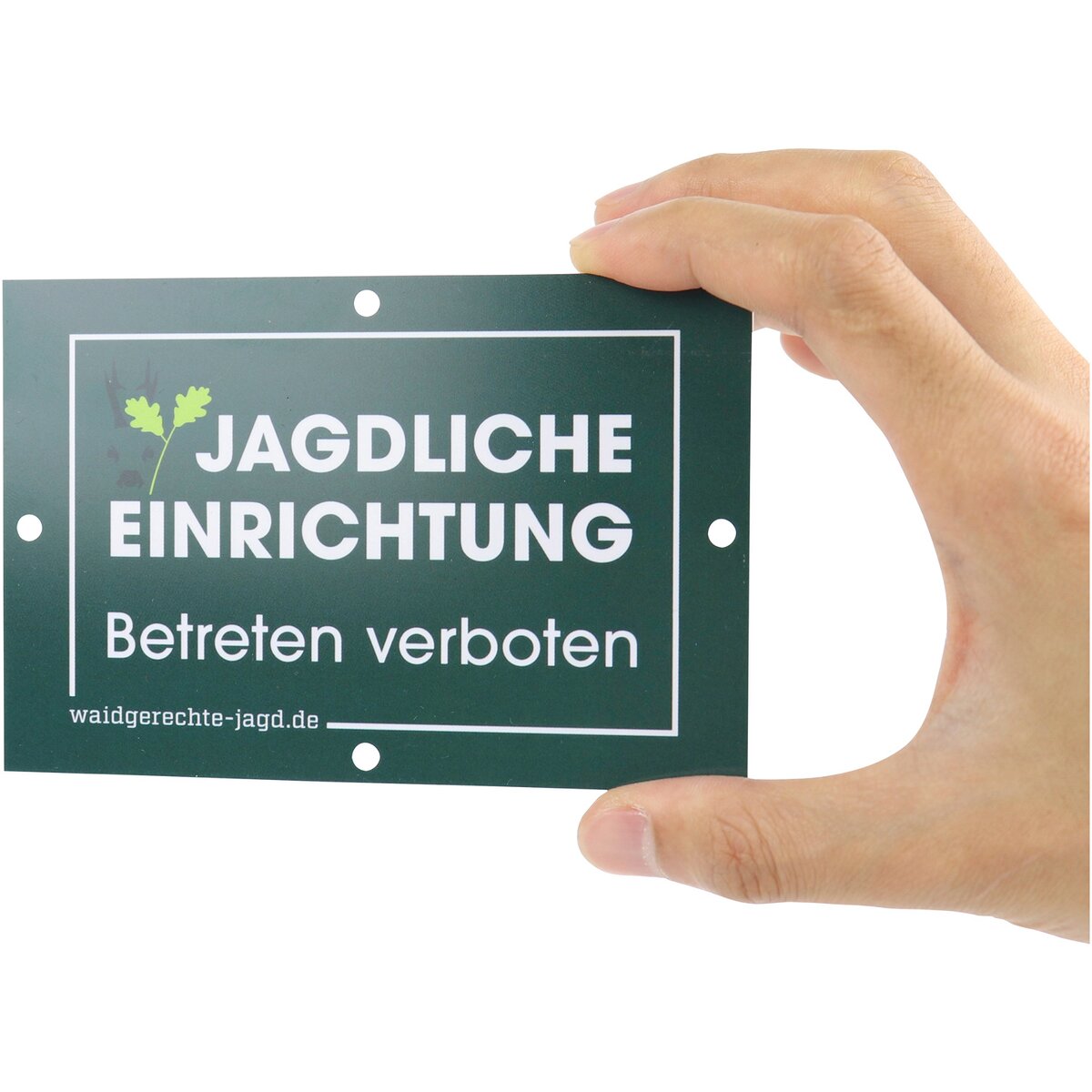 Waidgerechte Jagd Hunting equipment sign – pack of 10