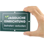 Waidgerechte Jagd Hunting equipment sign – pack of 10