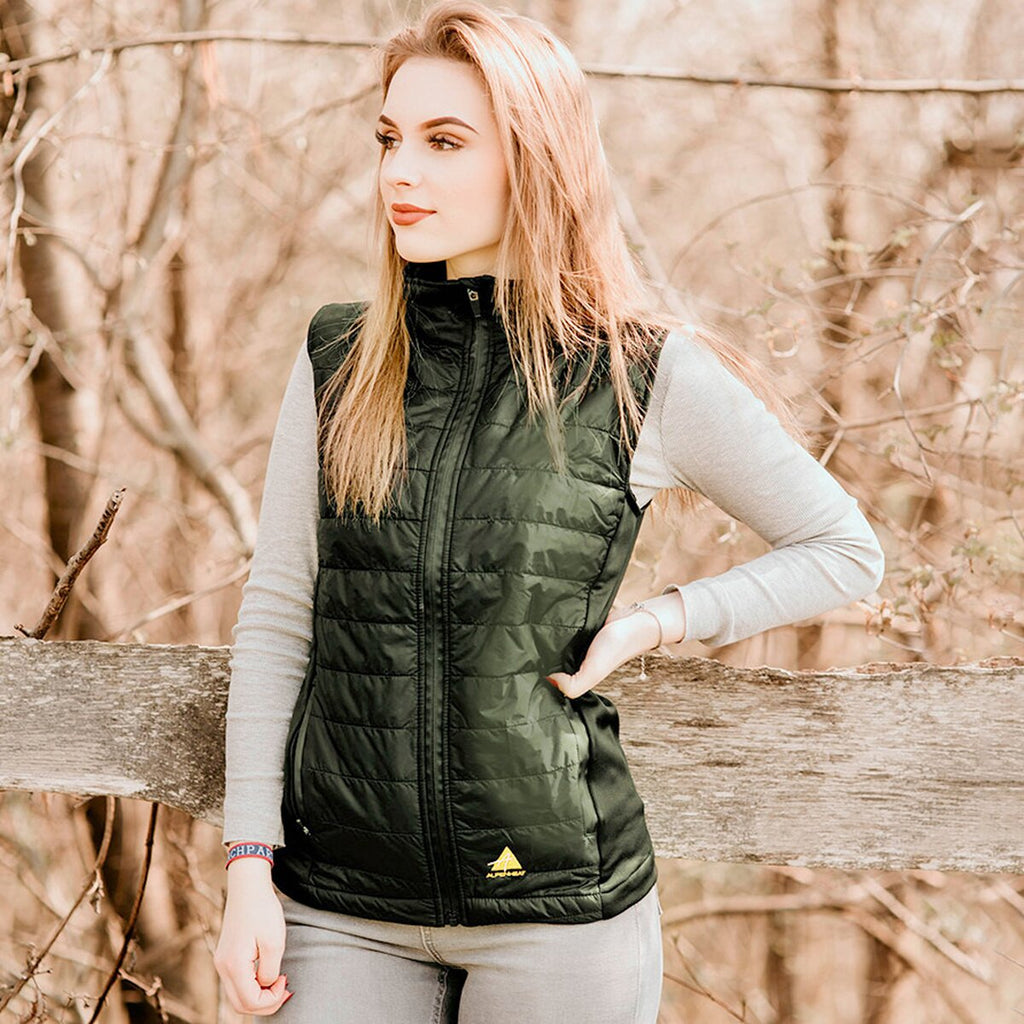 Alpenheat Fire-Air AJ35G-APP heated vest (Olive)