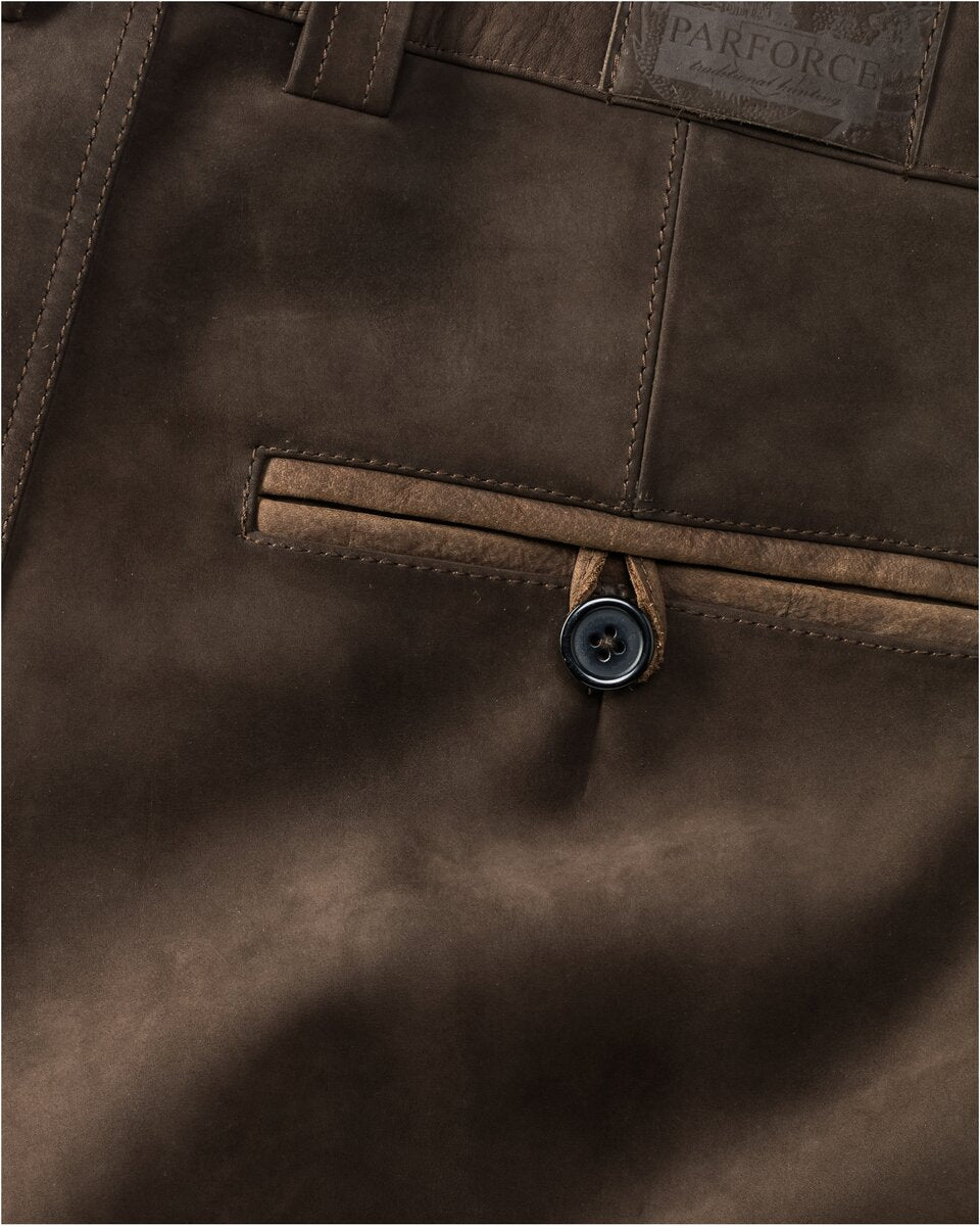 Parforce Prestige Full Bull leather trousers (Brown/dark brown)