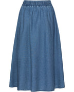 Reitmayer Linen skirt with drawstring (Blue)