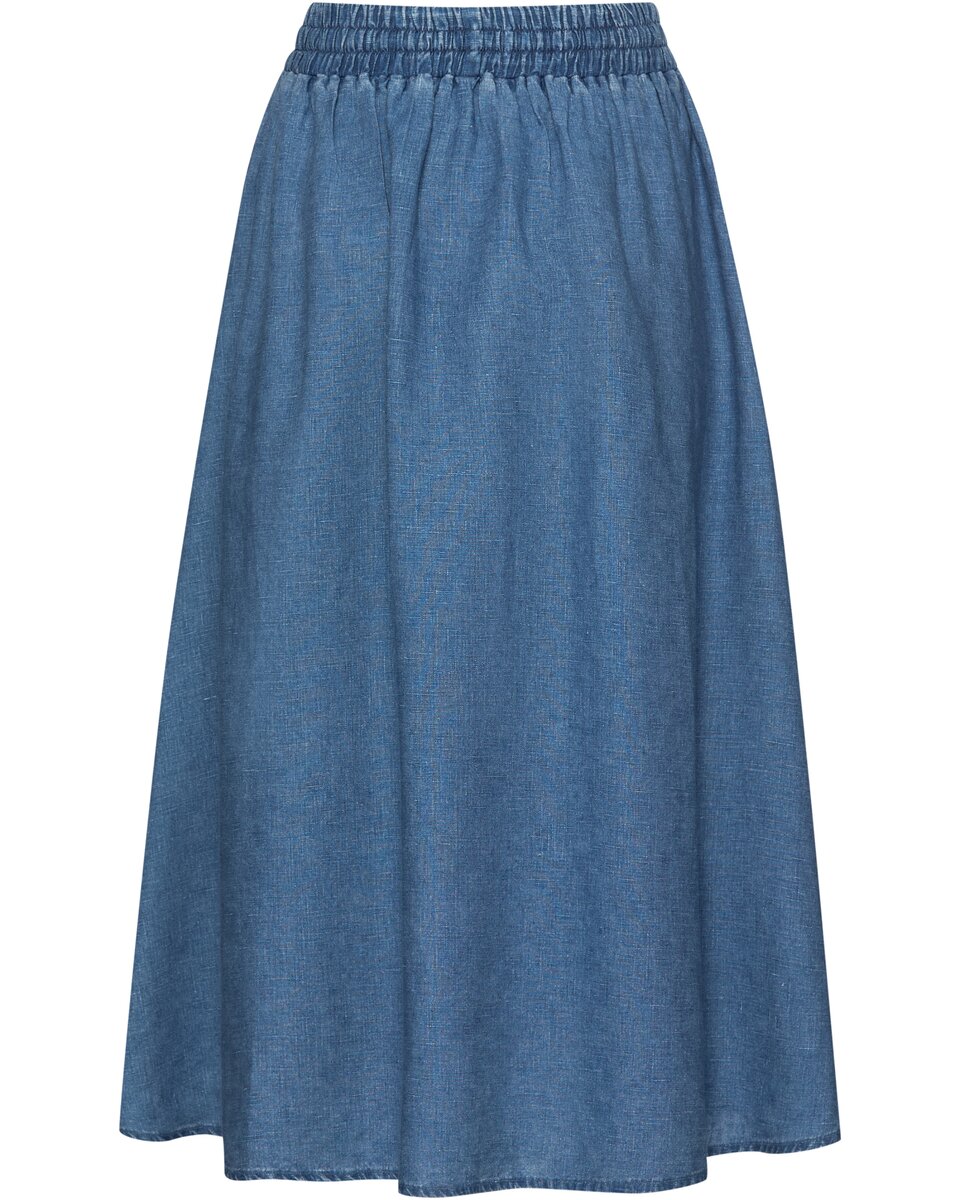 Reitmayer Linen skirt with drawstring (Blue)