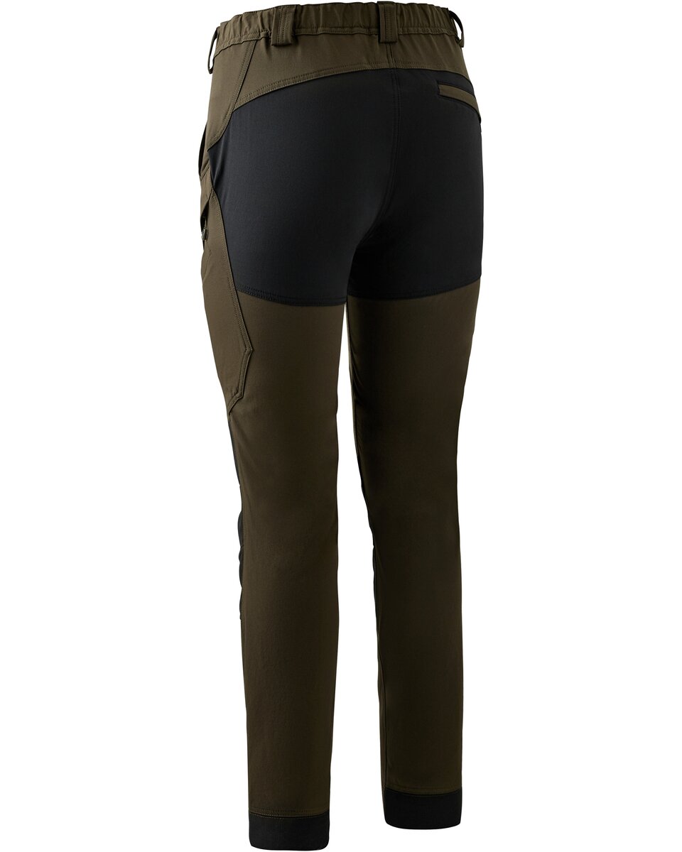 Deerhunter Women's trousers Northward (Bark Green/Black)
