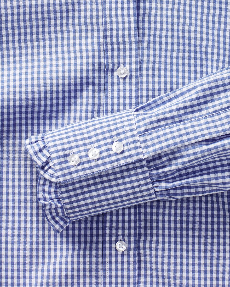 Reitmayer Vichy check blouse (Blue)