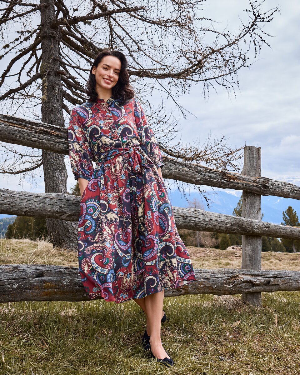 Reitmayer Dress with tie belt (Colorful)