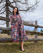 Reitmayer Dress with tie belt (Colorful)