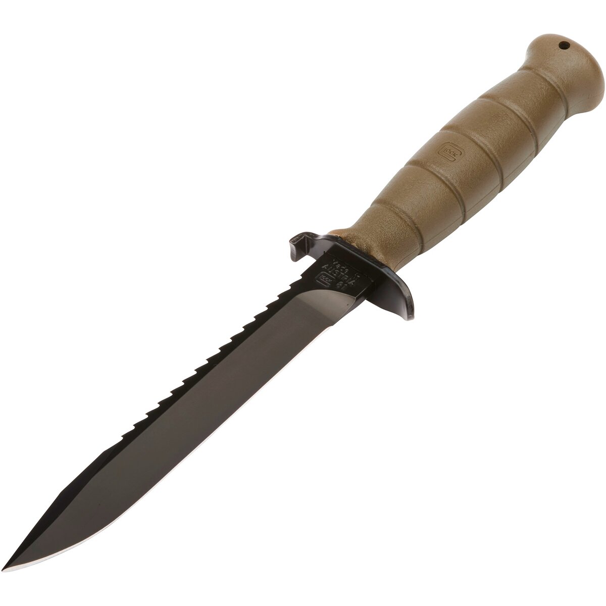 Glock FM81 field knife with saw (dark earth)
