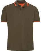 Parforce Polo shirt (Olive/orange)