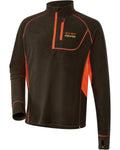 Parforce Functional long sleeve Mid-X Hatz-Watz Evolution (Olive/signal orange)