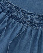 Reitmayer Linen skirt with drawstring (Blue)