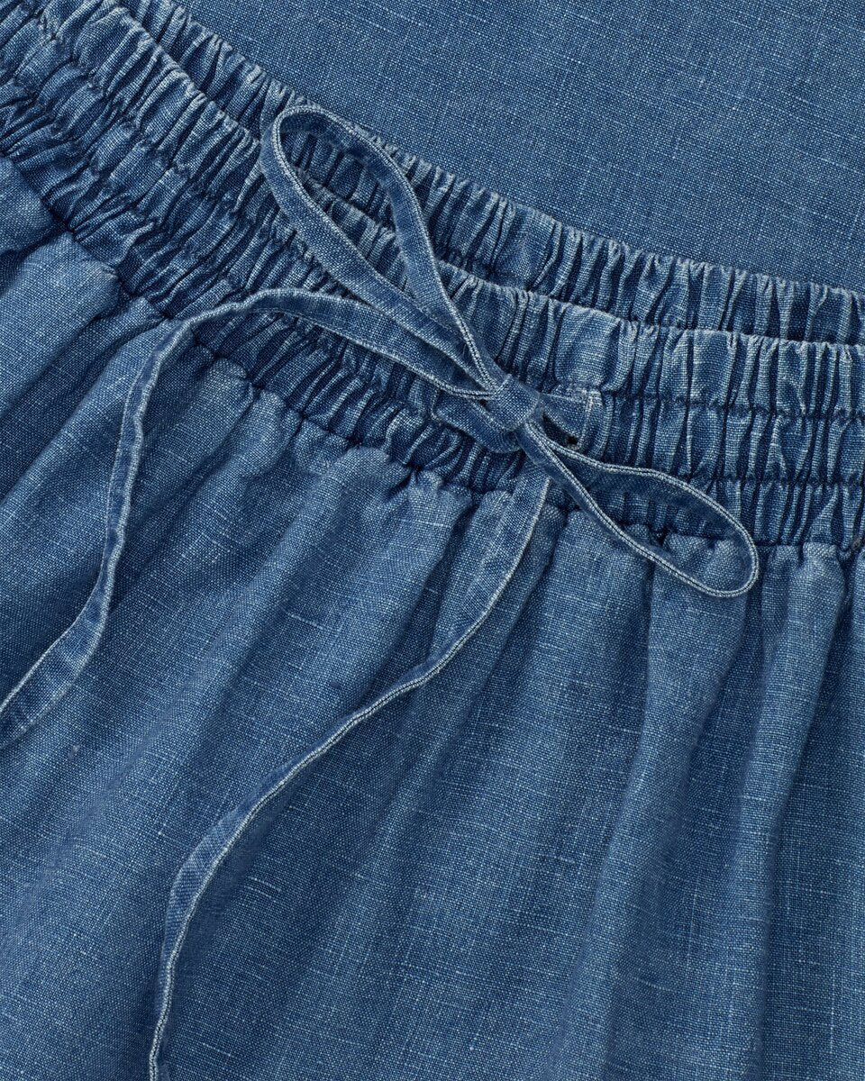 Reitmayer Linen skirt with drawstring (Blue)