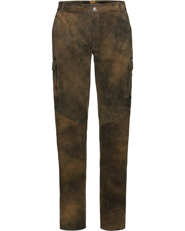 Luis Steindl Cargo leather pants (Olive)